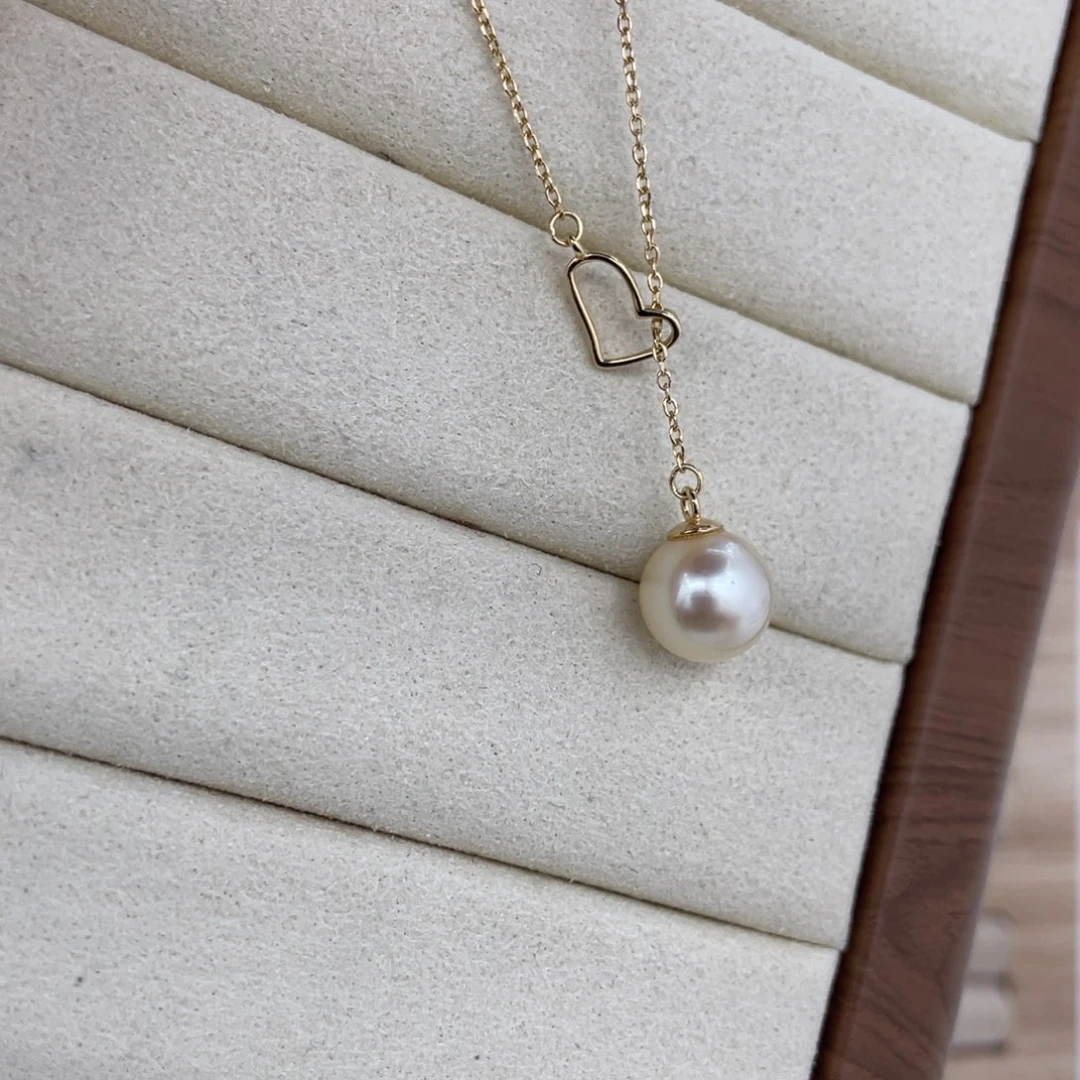 银S925镶嵌颈饰海水珍珠