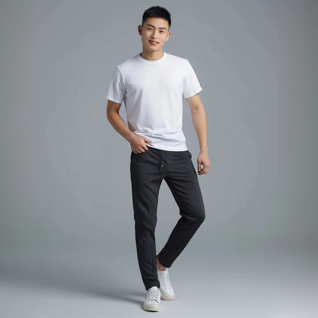 8060韩哥轻奢商务服饰运动休闲款裤子夏季薄款男款舒适户外时尚