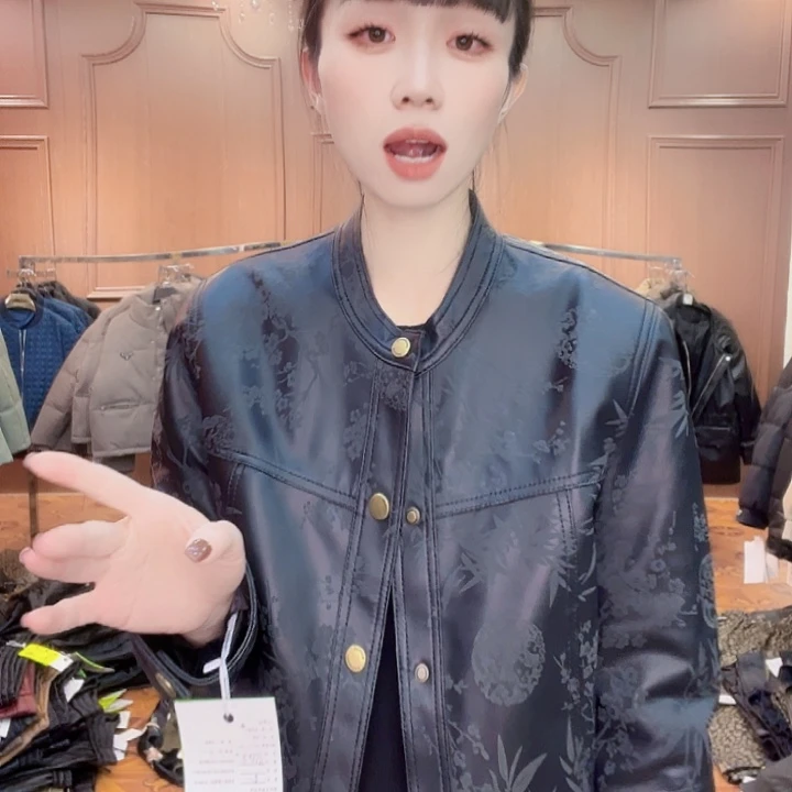 90……115斤皮外套，