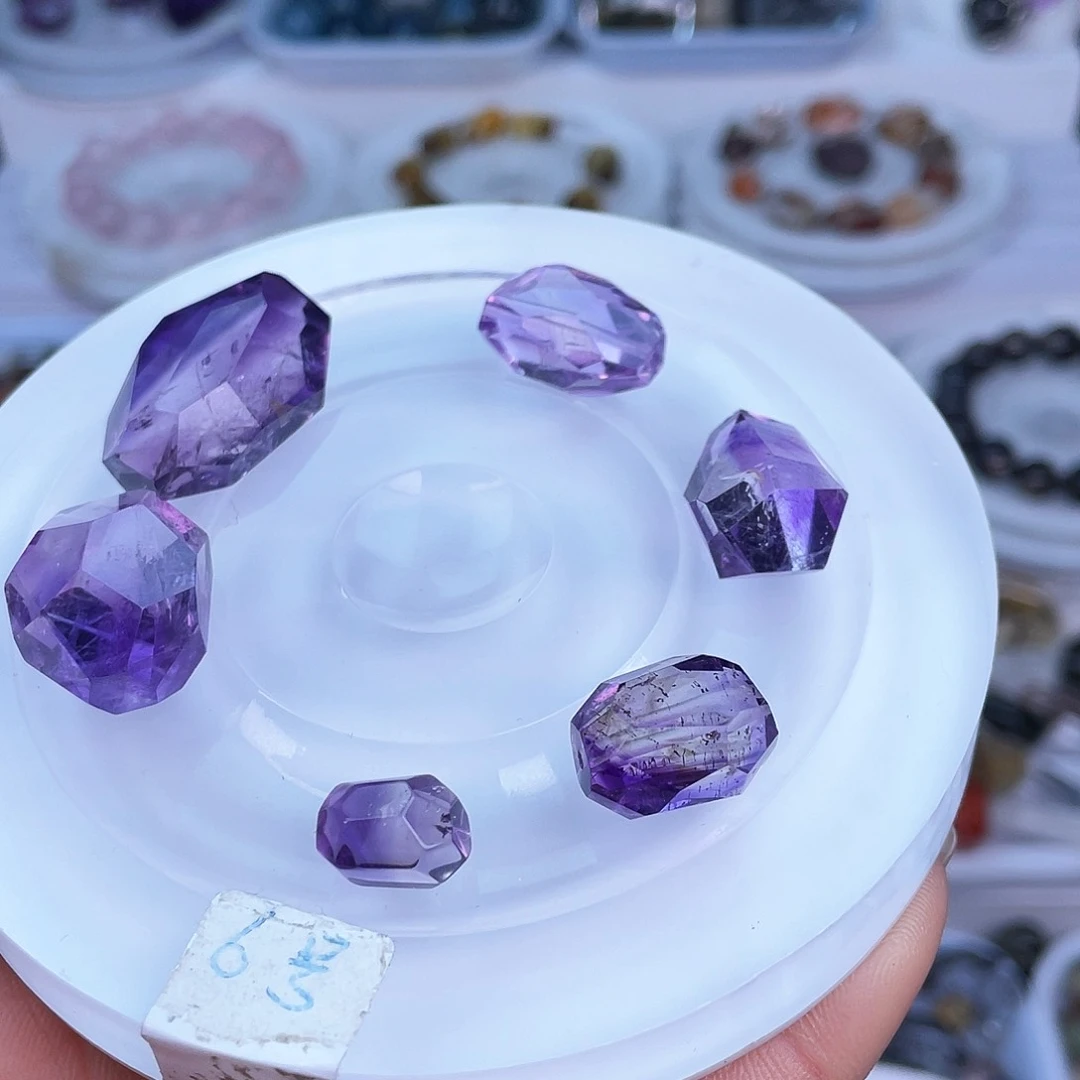 水晶单珠打孔不退不换未镶嵌