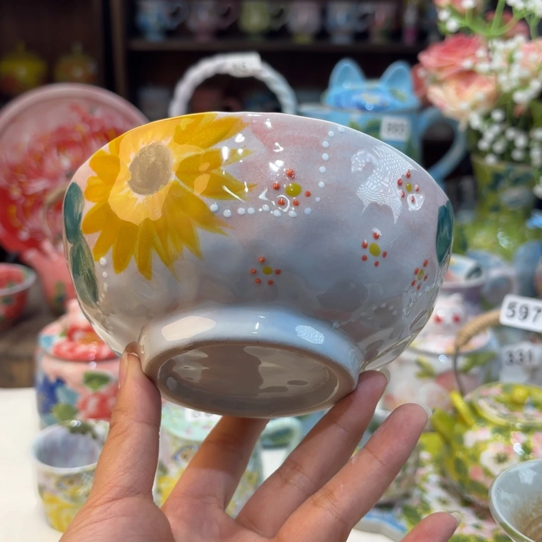 景德镇手绘高温釉下彩陶瓷茶具