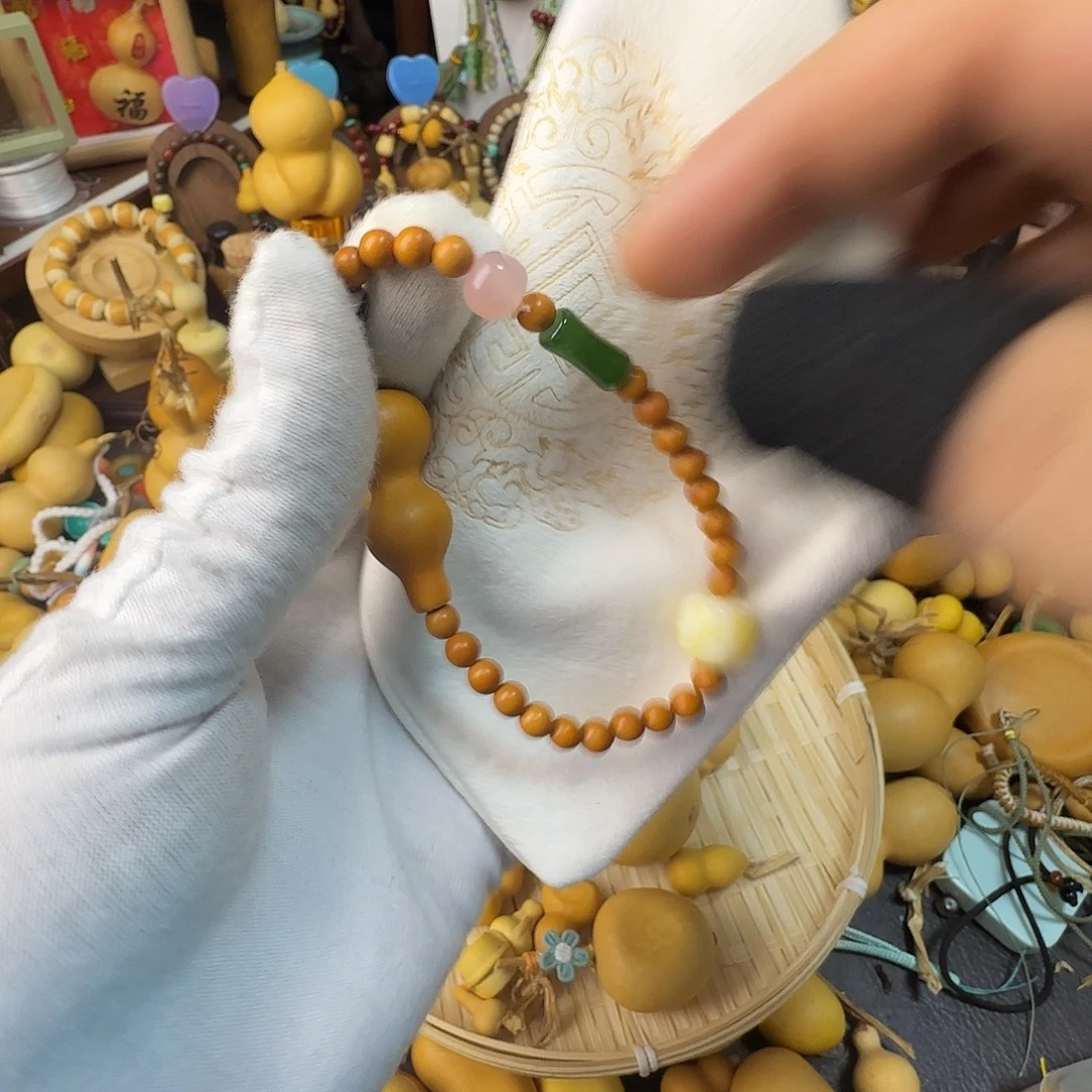 水***月木葫芦一枚小葫芦串