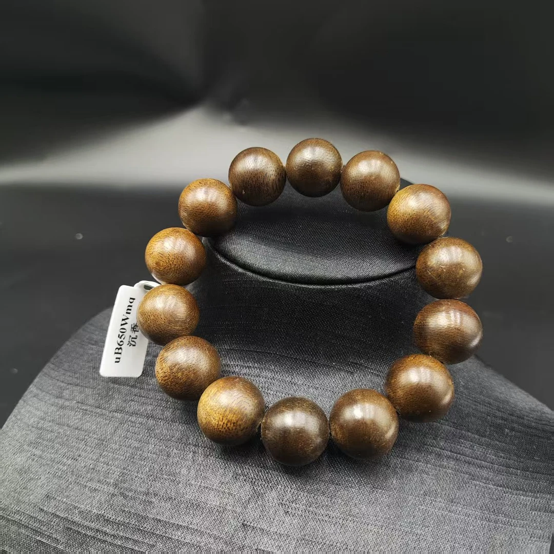 马泥涝九分沉沉香珠串17900  36.7克（16.3mm）