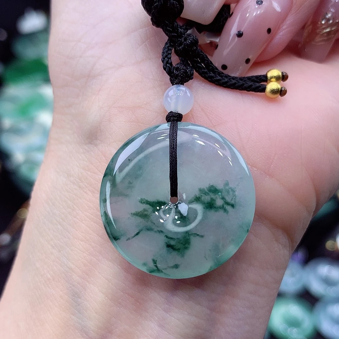 颈饰未镶嵌翡翠编号87尺寸25.2-4.4