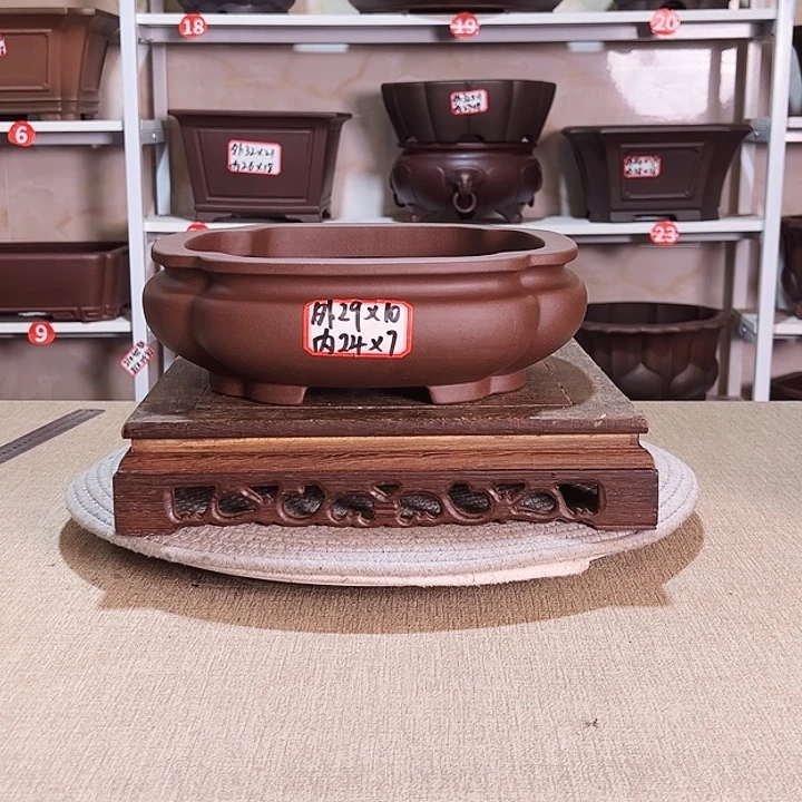 紫砂花盆紫砂花盆