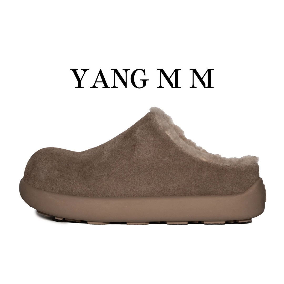 【半包小土豆】小土豆加厚保暖包头勃肯半包女鞋软厚底时尚休闲百搭