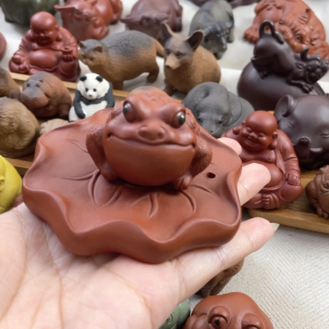 【闪购商品】紫砂茶宠紫砂金蟾