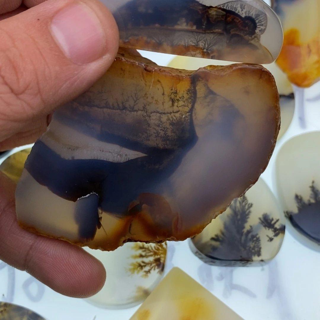 玛瑙/玉髓牌子足银镀金镶嵌陈*玺