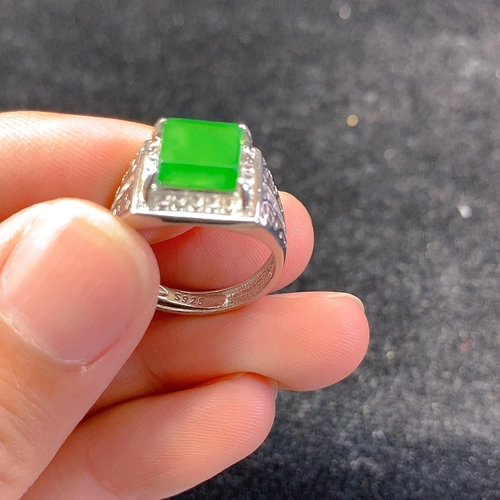 【闪购商品】翡翠颈饰银S925镶嵌翡翠