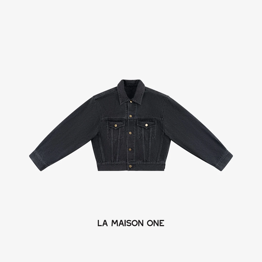 LA MAISON ONE 秋季常规款时尚春款日奢风牛仔外套L253W092