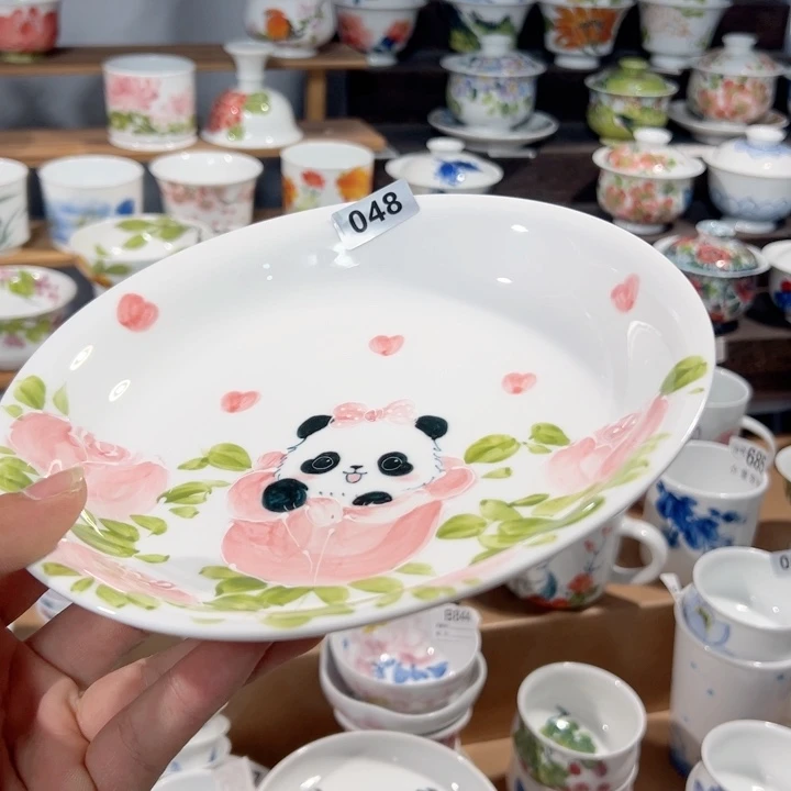 拉***猫景德镇手工手绘陶瓷