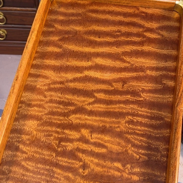 木缅甸花梨独板托盘