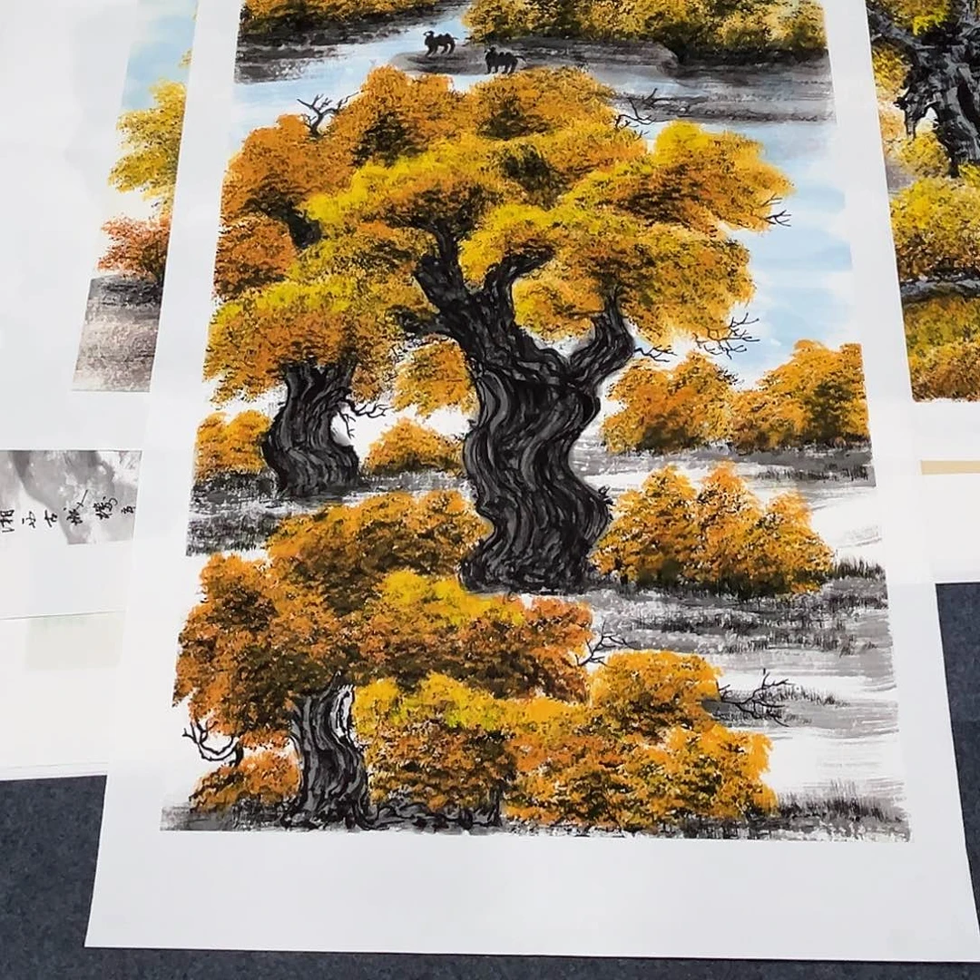 国画精品手绘作品