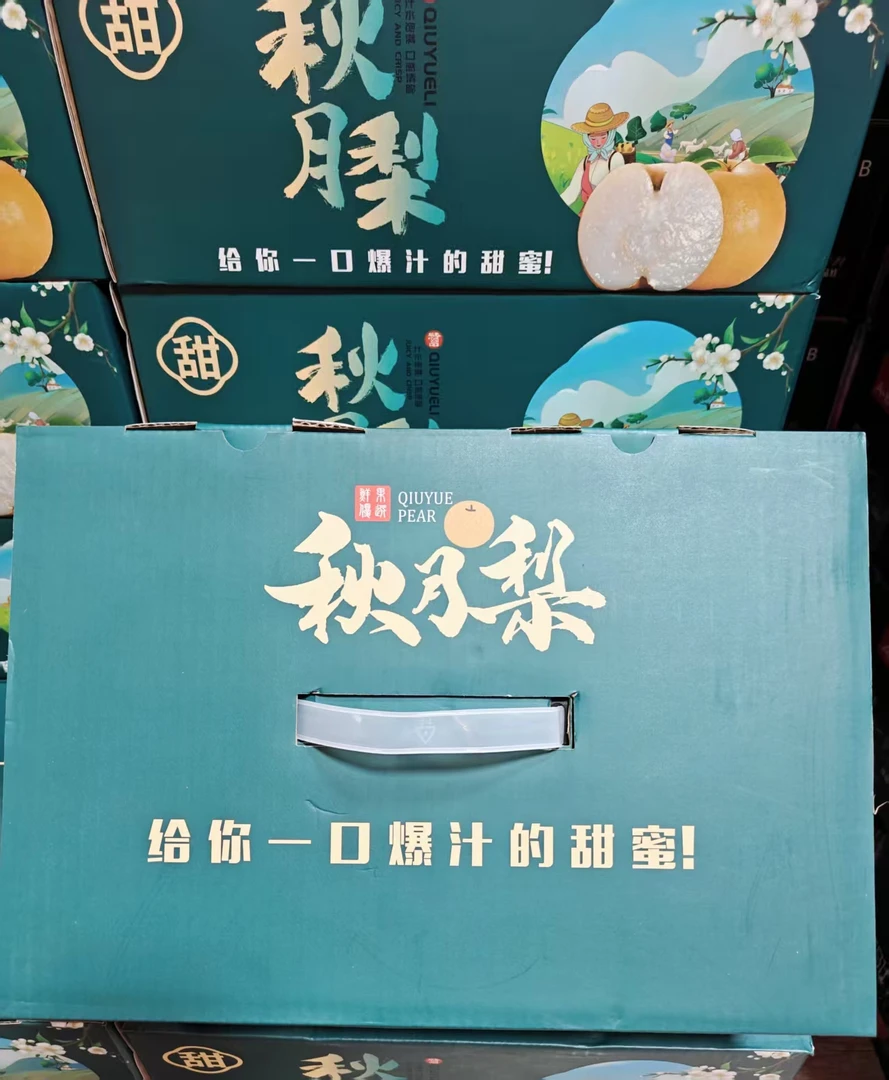 秋月梨6个/箱5斤左右