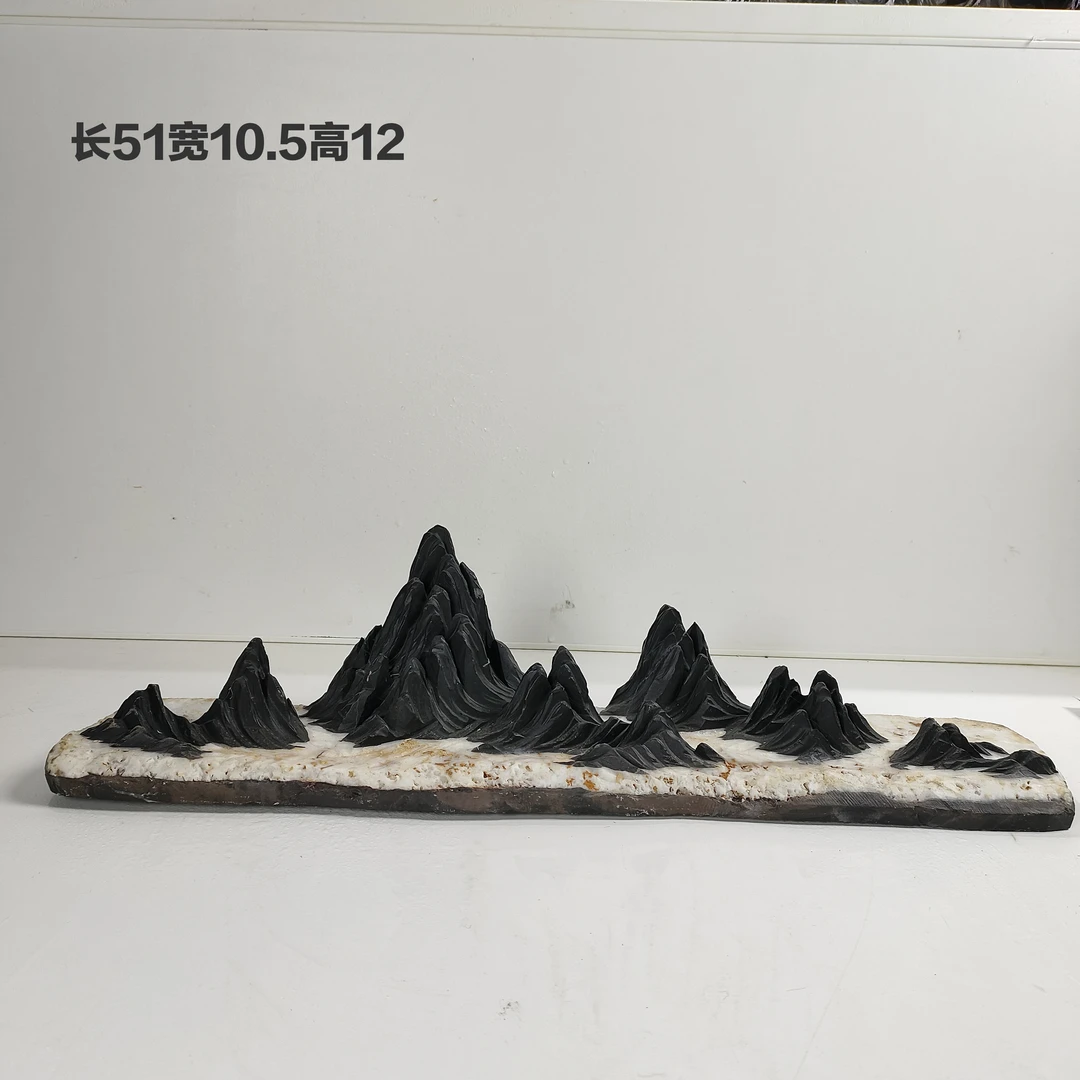 禅意造景客厅玄关桌面装饰石头赏石石头摆件奇石天然假山