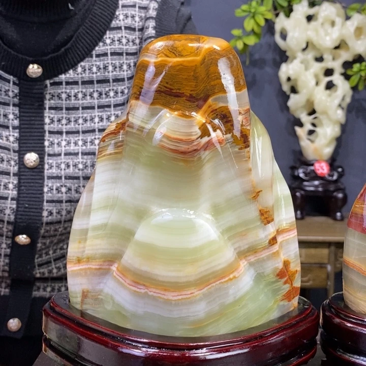 石材精品古青石摆件