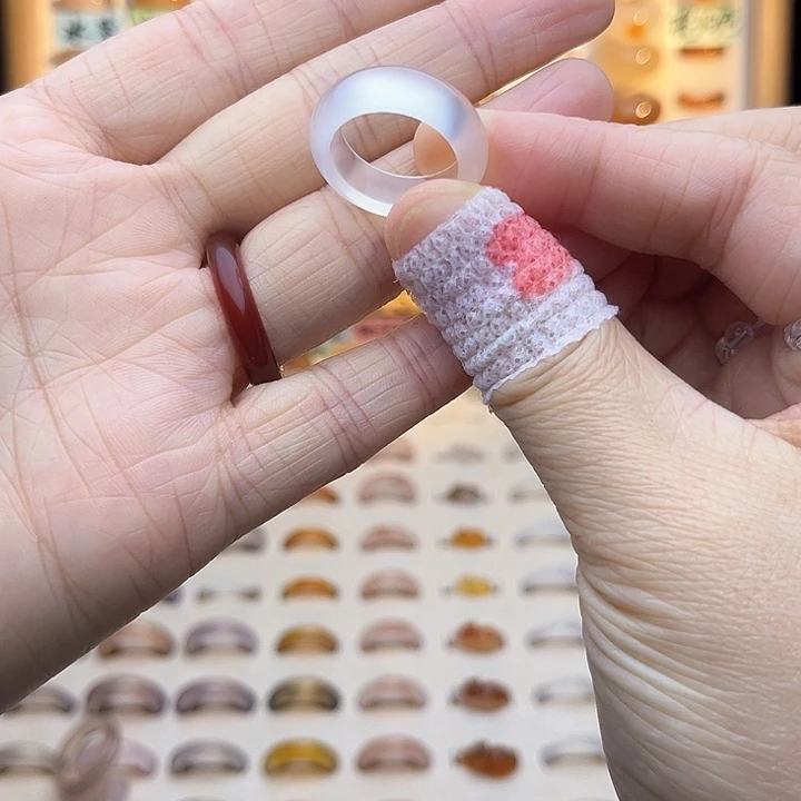 玛瑙/玉髓戒指未镶嵌