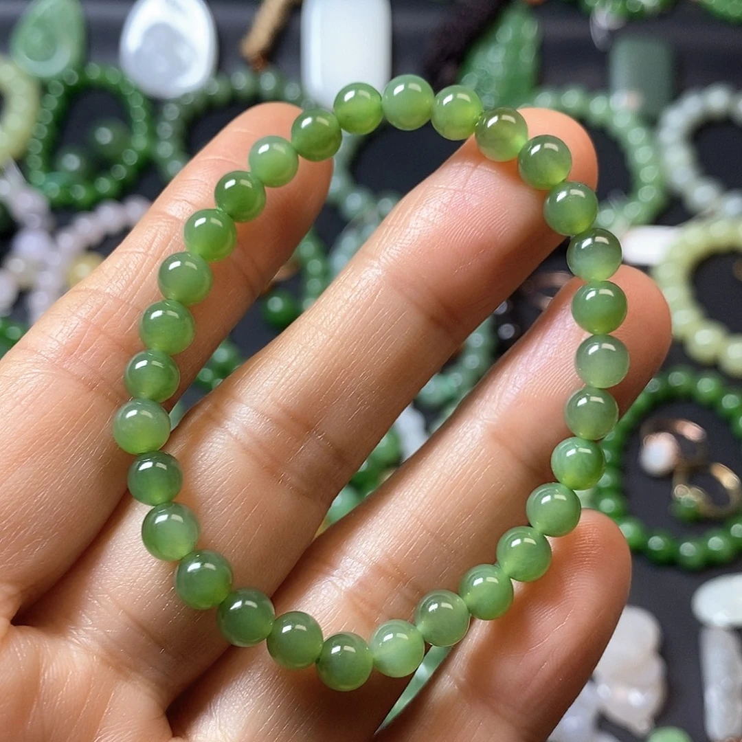 和田玉未镶嵌手链