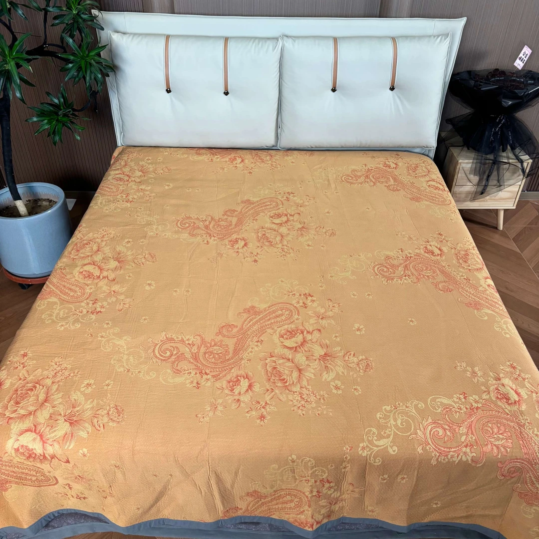 XDONGY（冬云家纺）240*250 繁华锦韵 高定头等舱莱赛尔纱布 床盖