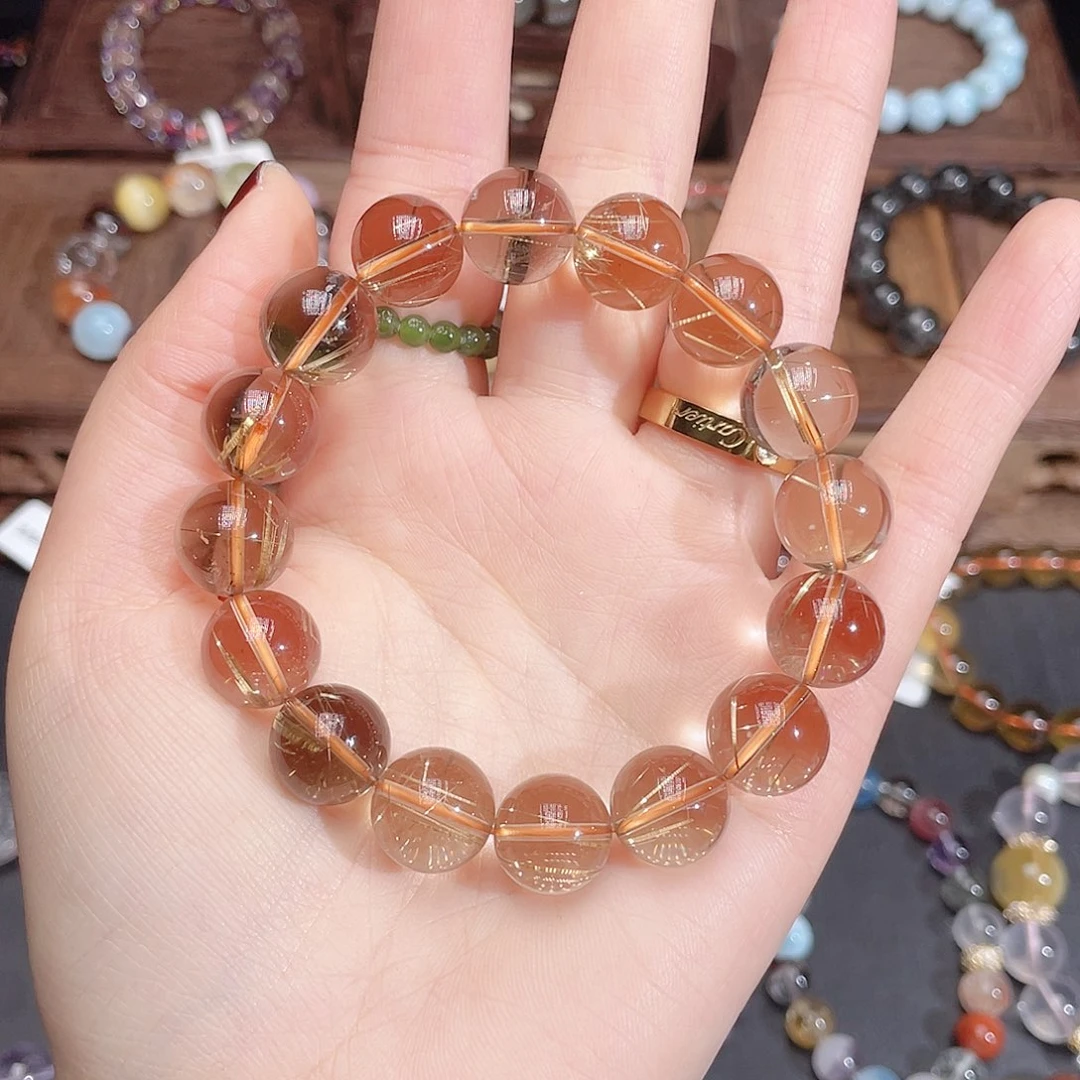 水晶手链未镶嵌金发晶