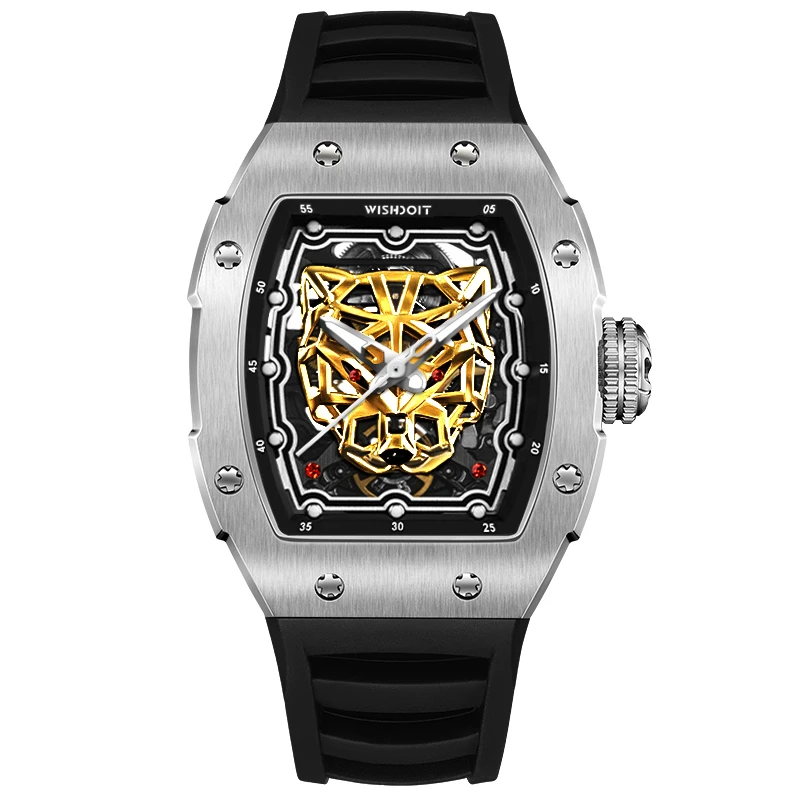 【二世-金钱豹】顶奢全球限定发售 酒桶形腕表  gc