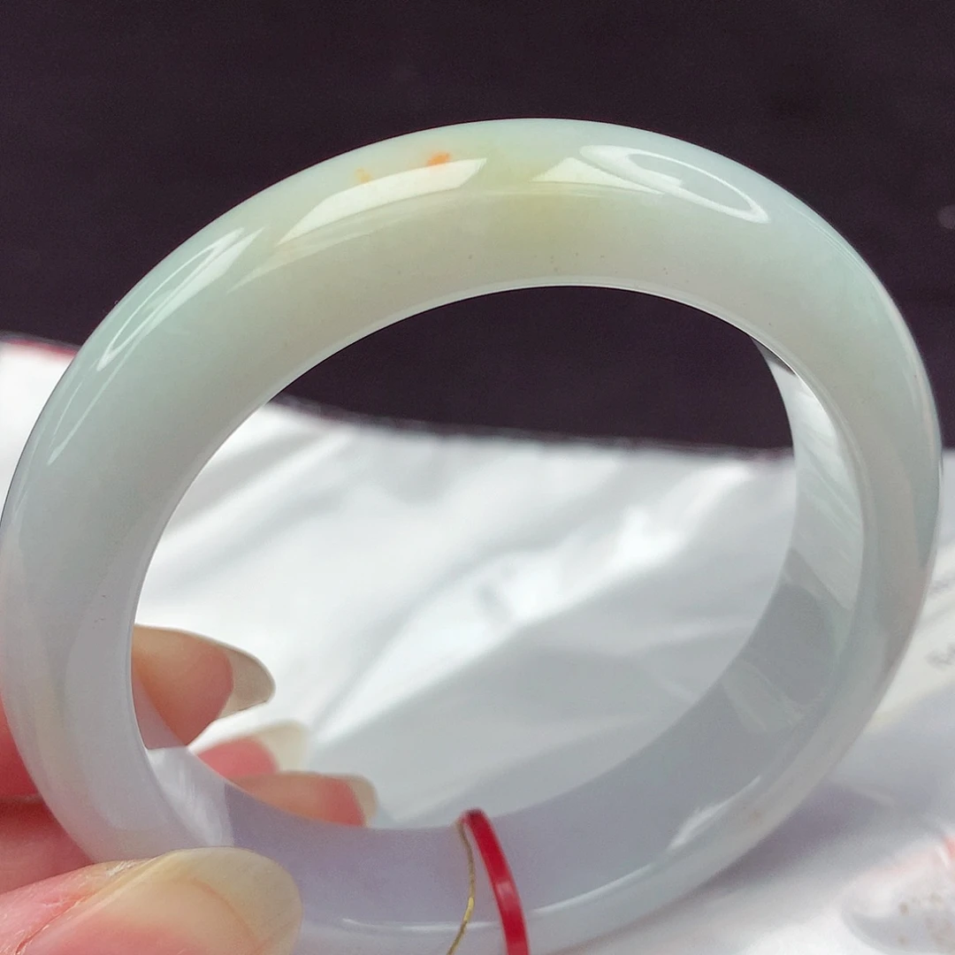 翡翠未镶嵌手镯54圈825