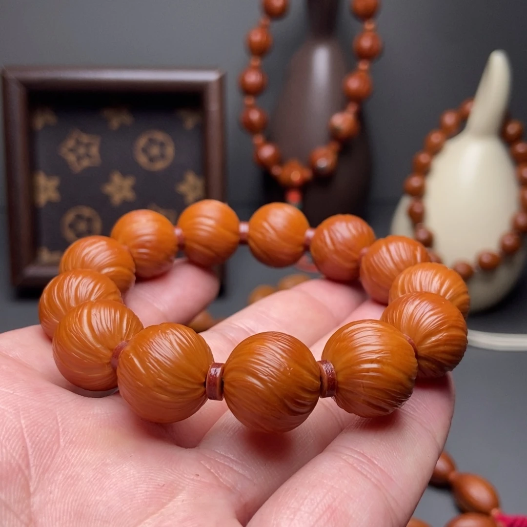 橄榄核手串/手链定风珠 苏工 橄榄核手串