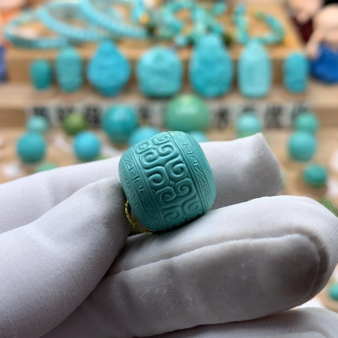 绿松石珠宝奇石未镶嵌