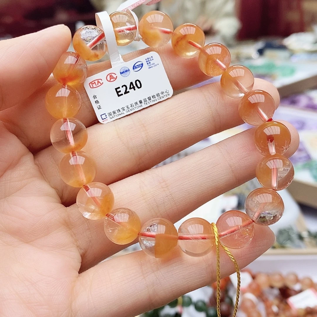 水晶手链未镶嵌E240红兔毛