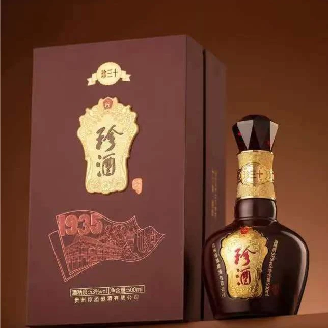 珍酒2022年份珍酒珍三十峥嵘1935酒53度酱香型白酒500ml53度500ml