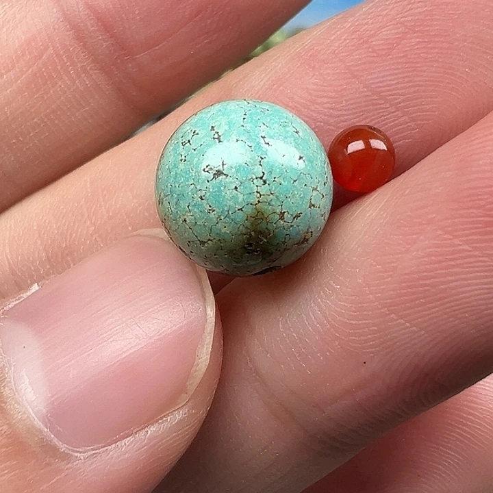 南红玛瑙未镶嵌配饰卡11.4