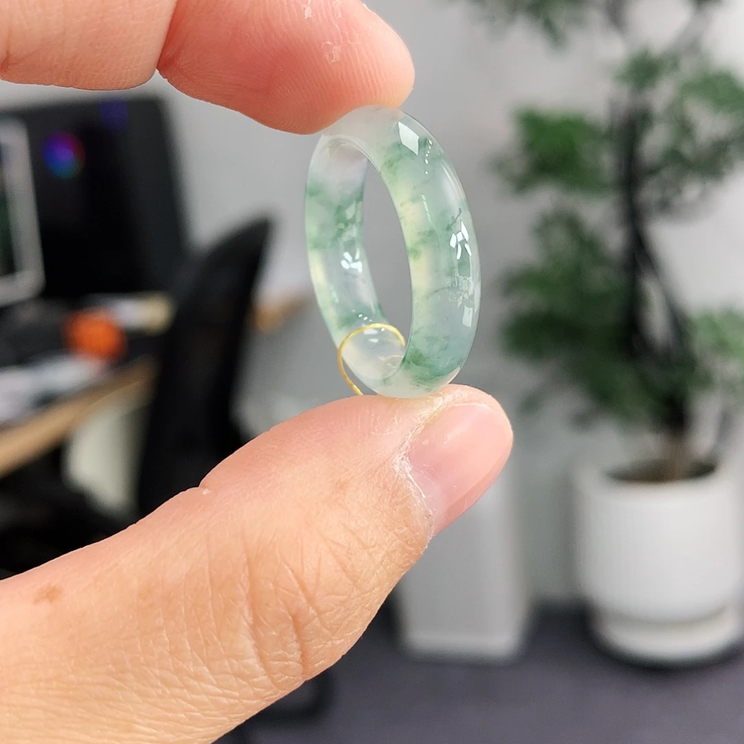翡翠未镶嵌戒指15号
