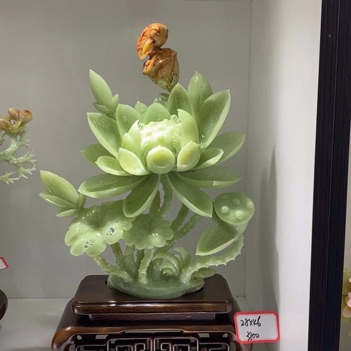 未镶嵌蛇纹石玉（覆膜）珠宝奇石