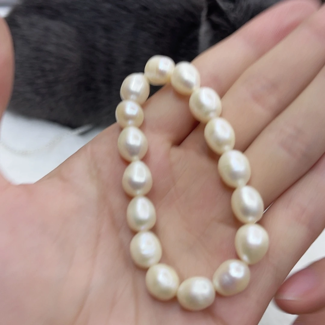 银S925镶嵌天然淡水珍珠淡水珍珠