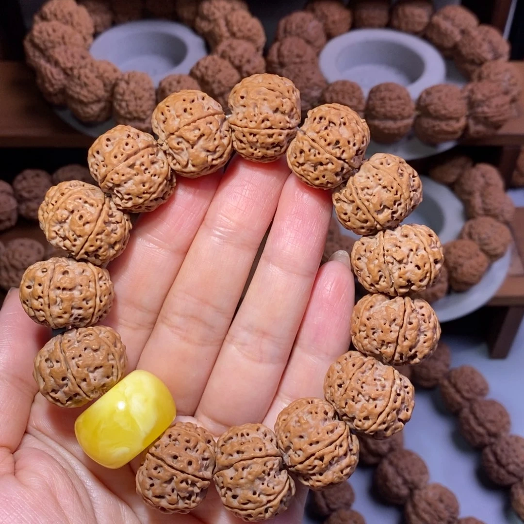 金刚菩提吊坠六瓣双龙蜂窝