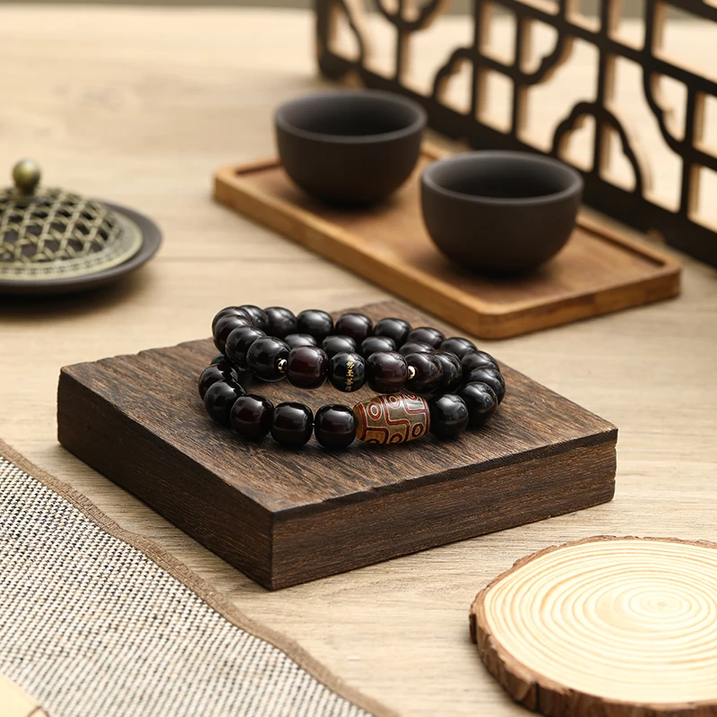 【十二生肖】菩提双圈手串溏心老料生肖文玩菩提桶珠