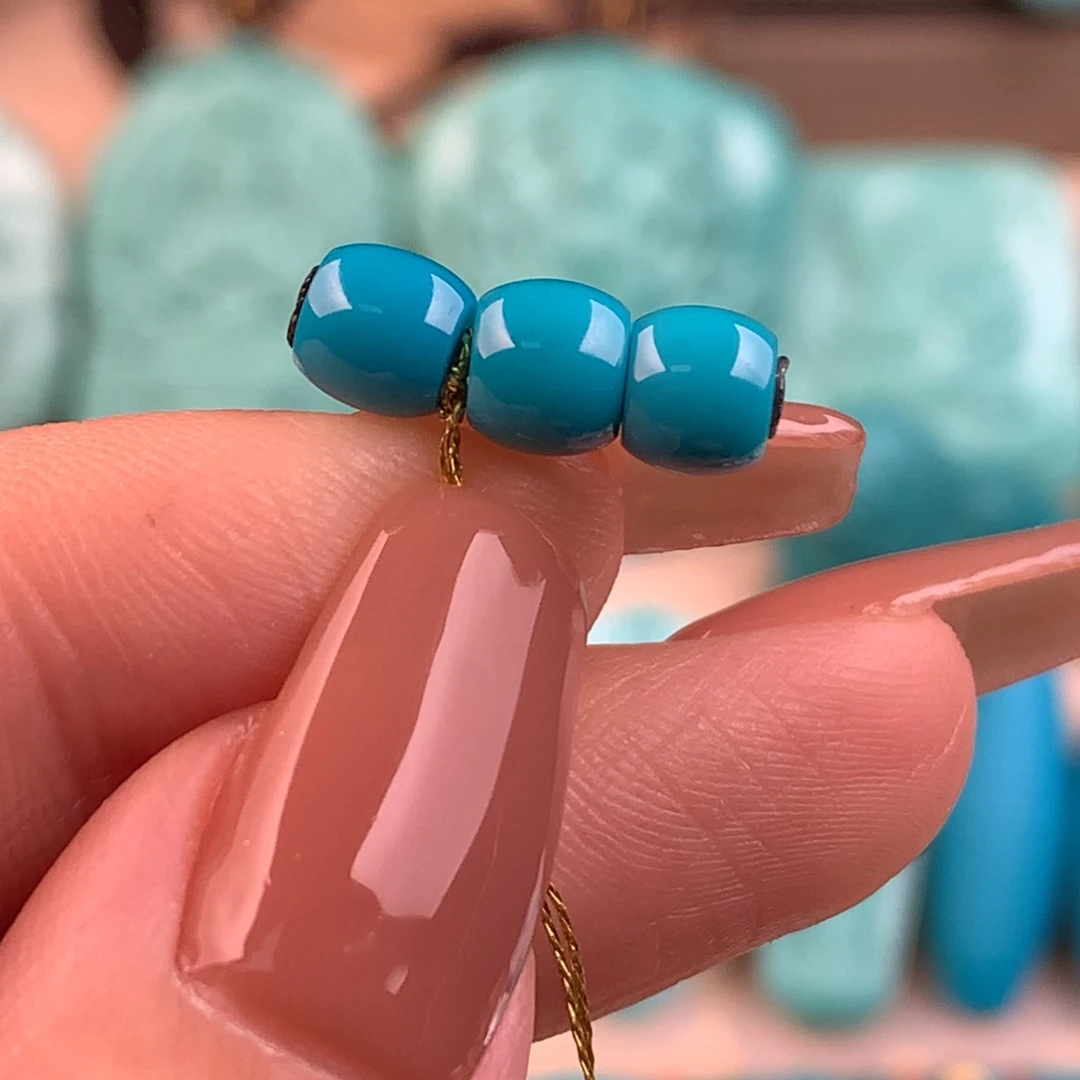 绿松石未镶嵌直切6