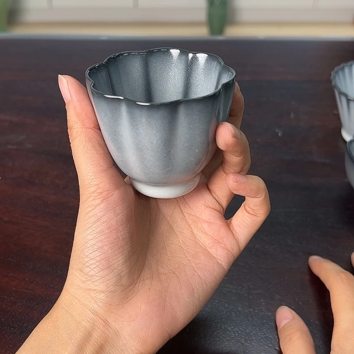 龙泉云间青瓷小米茶器