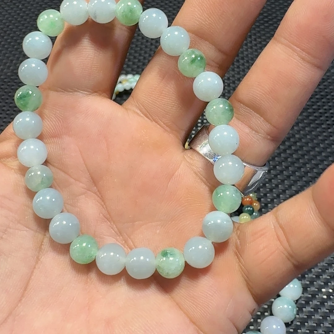 翡翠未镶嵌手链手串