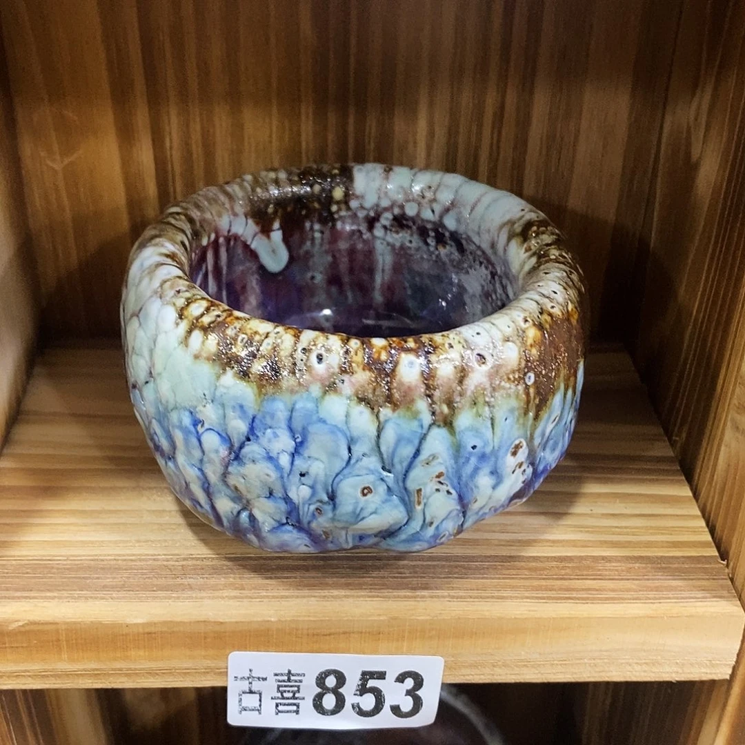 粗陶柴烧志野茶器