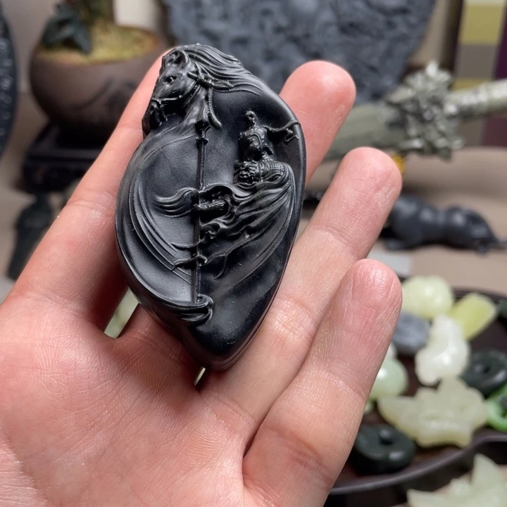 油***子未镶嵌和田玉挂件