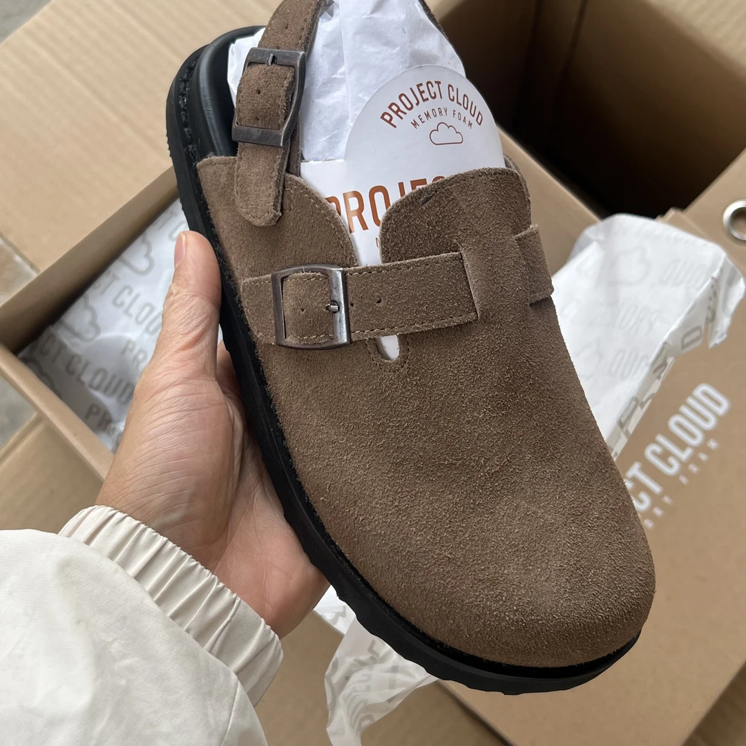 勃肯鞋厚底包头半拖文艺慵懒风两穿春夏潮人学院风日系300