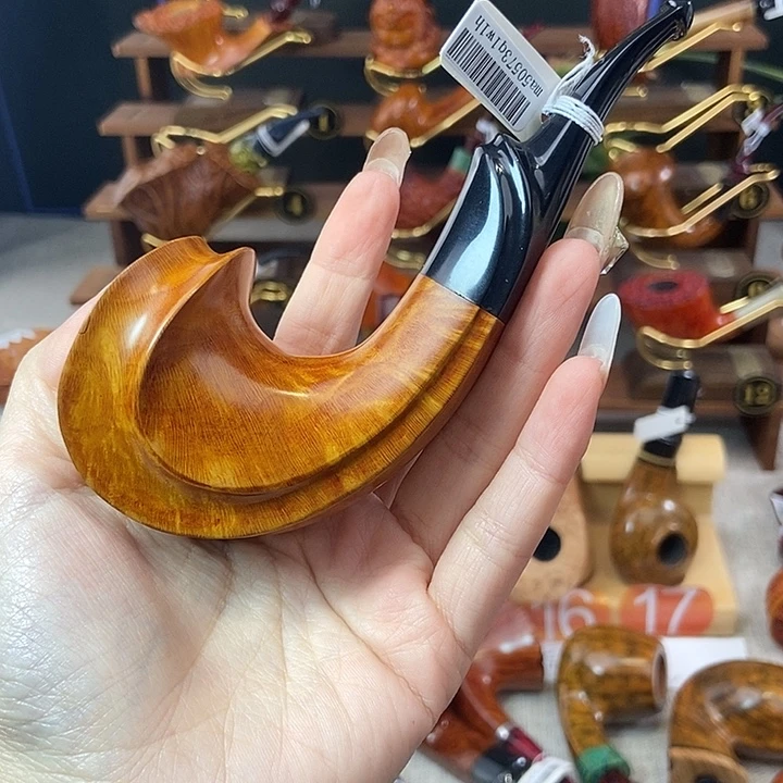 漠***知自由式浅色号角弯斗