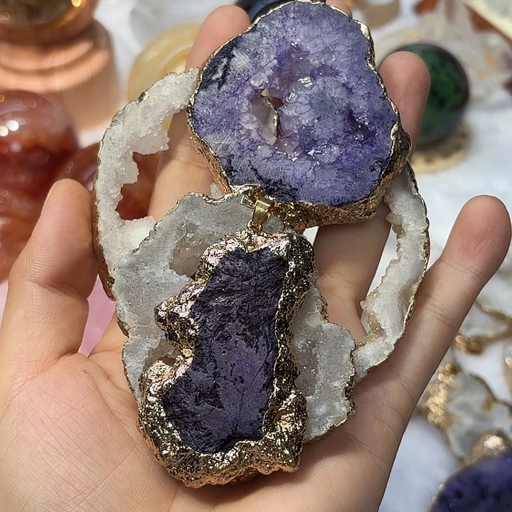 耳饰银S925镶嵌紫晶