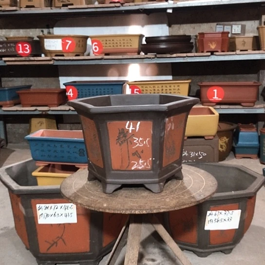 紫砂紫砂花盆包邮