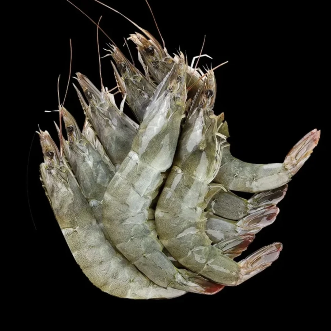 J新鲜大虾4斤4包单只11-13cm 活虾速冻顺丰发货（1斤17-18只）