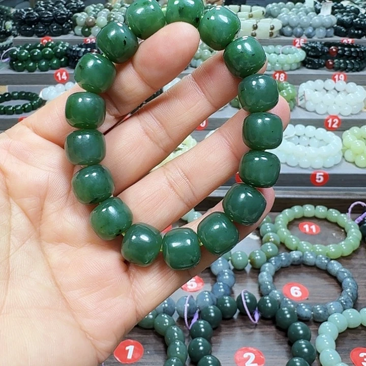 未镶嵌手链和田玉（碧玉）老型卡13