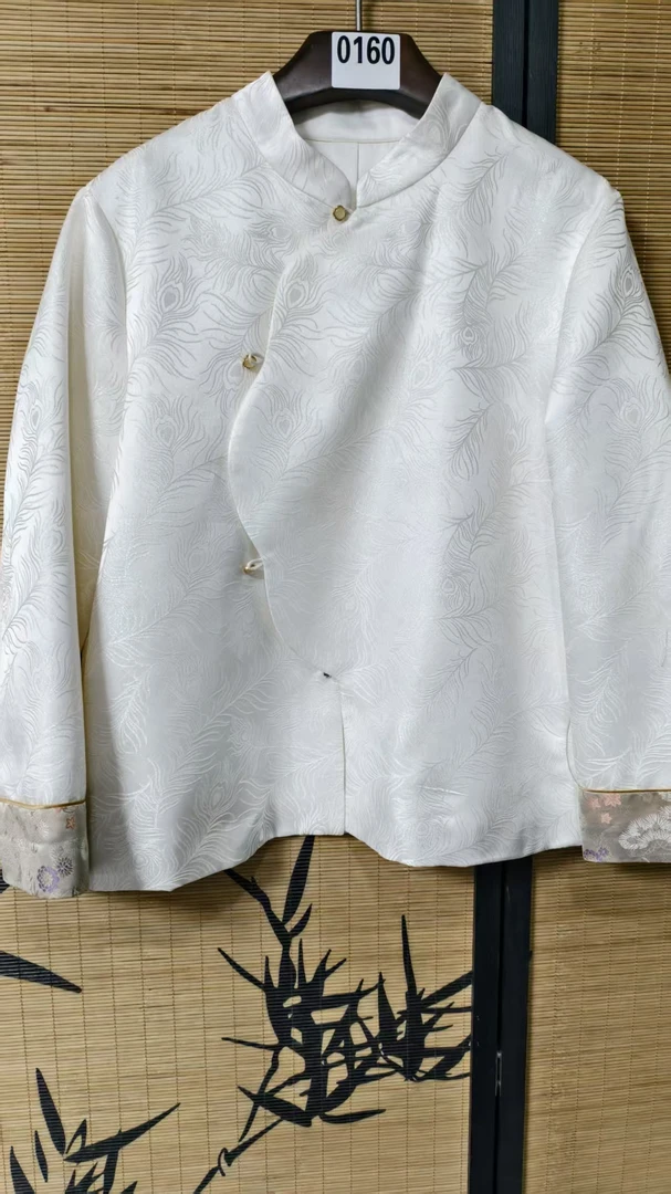 【集合链接2】设计师款国风中式桑蚕丝长袖百搭上衣外套