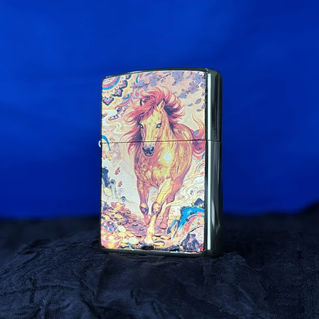 ZIPPO打火机 马上发财 常规煤油打火机 DYJ1