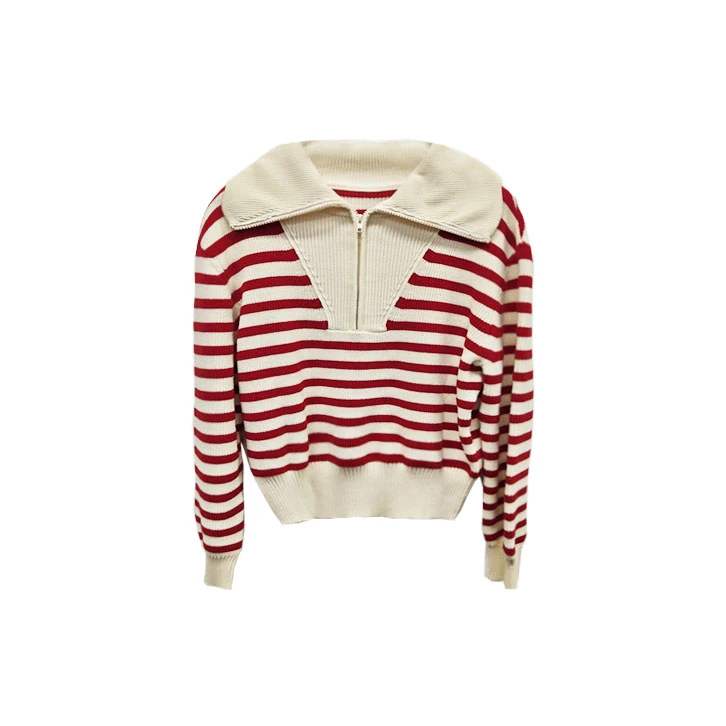 【许半夏推荐】纳俪商场同款NEELLY纳俪条纹针织衫N23094A07705